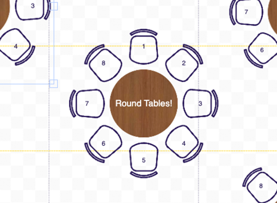 A round table for a Masonic Festive Board