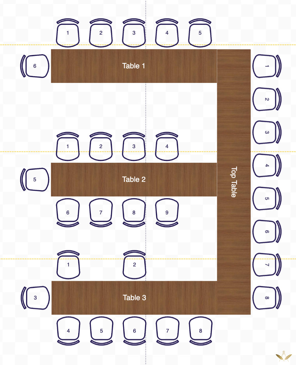 Masonic Table Planner / Seating Chart Designer